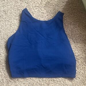 Athleta Conscious Crop Navy Blue Size L